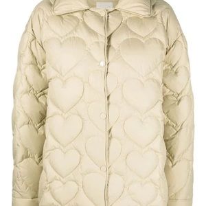 Sandro Quilter Heart Down Jacket